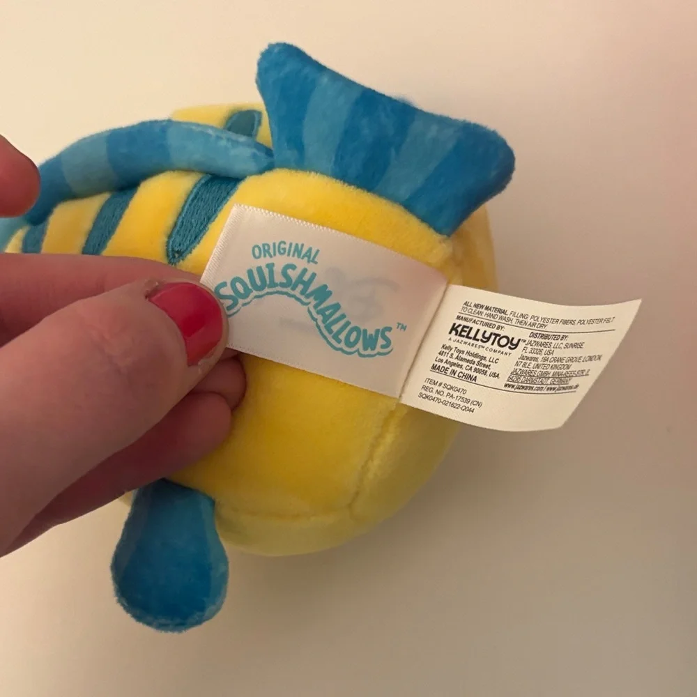 Disney Ariel and Flounder Squishmallow Set
